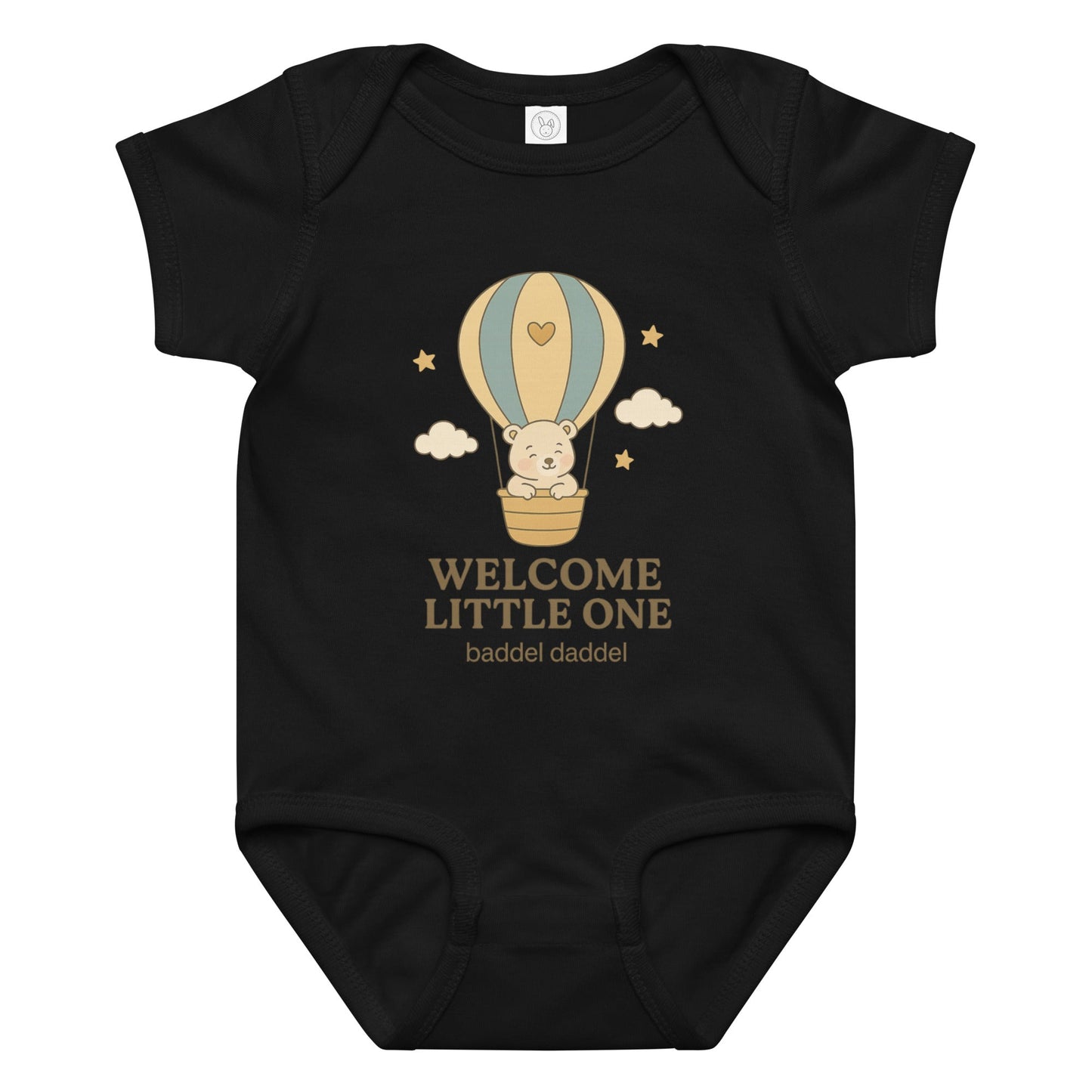 Baby-Body Welcome Little One – mit Heißluftballon & Baddeldaddel Design!