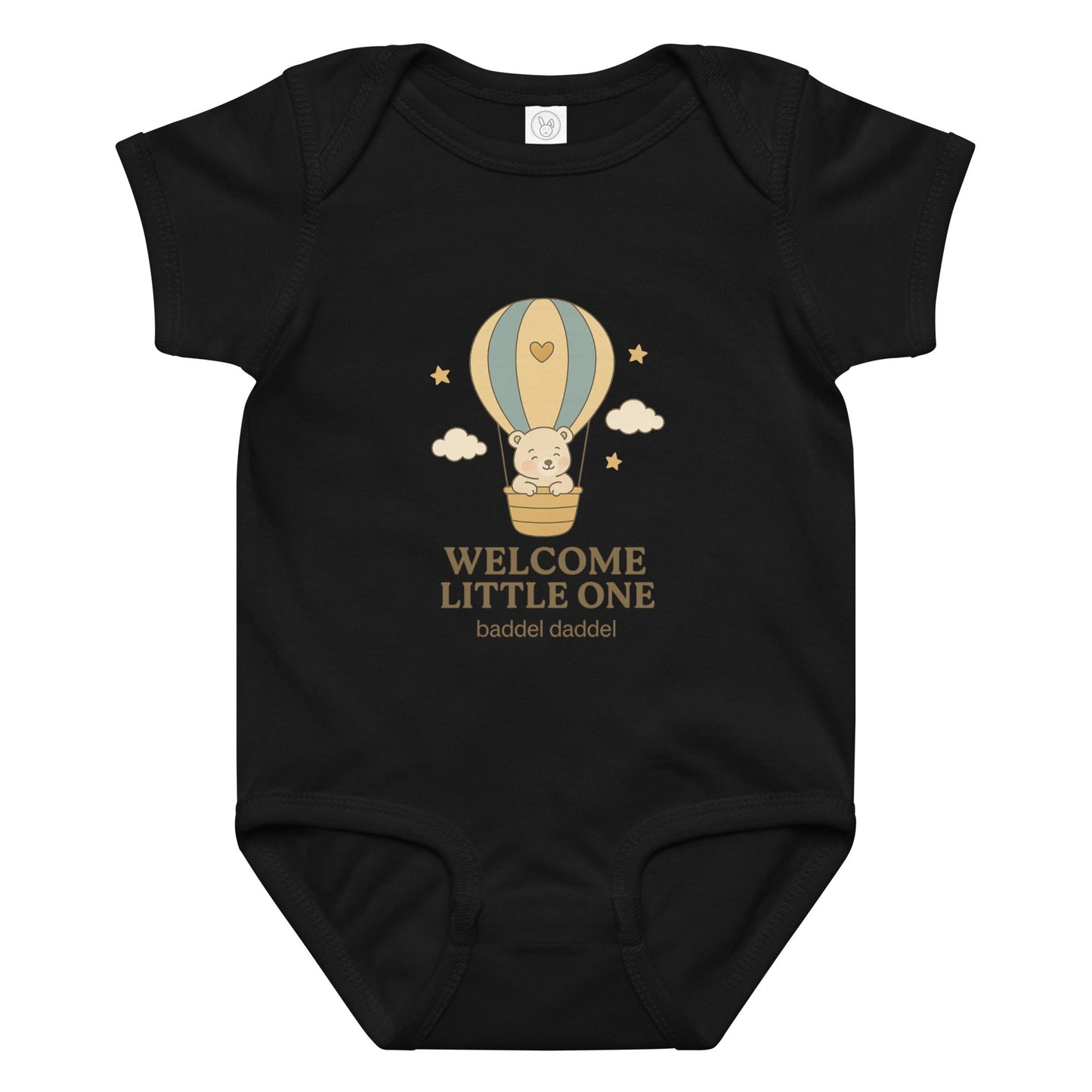 Baby-Body Welcome Little One Heißluftballon – Zart, bequem & im Baddeldaddel Design!
