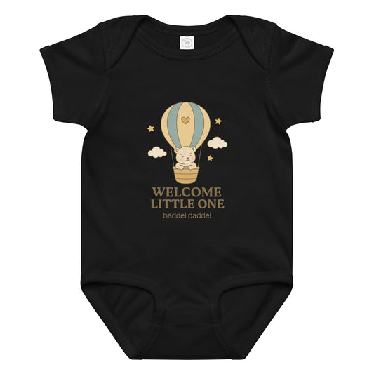 Baby-Body Welcome Little One Heißluftballon – Zart, bequem & im Baddeldaddel Design!