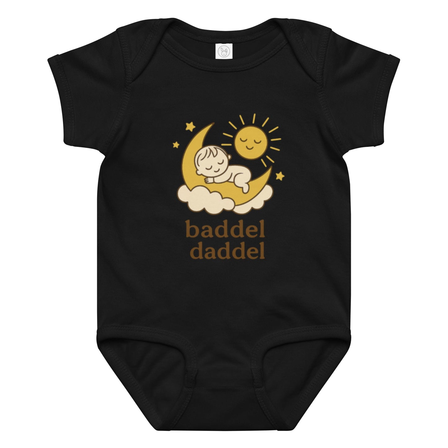 Träum schön, kleiner Schatz – Baby-Body mit Schlafmotiv im Baddeldaddel Design!