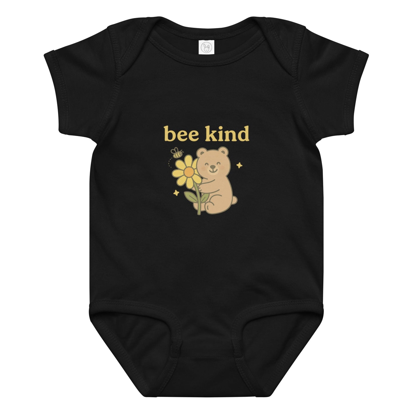 Fröhlich & freundlich – Baby-Body „Bee Kind“ im Baddeldaddel Design