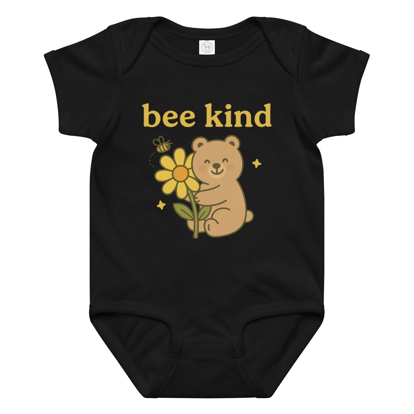 Baby-Body „Bee Kind“ mit süßem Print im Baddeldaddel Design – Für kleine Freundlichkeitsbotschafter!