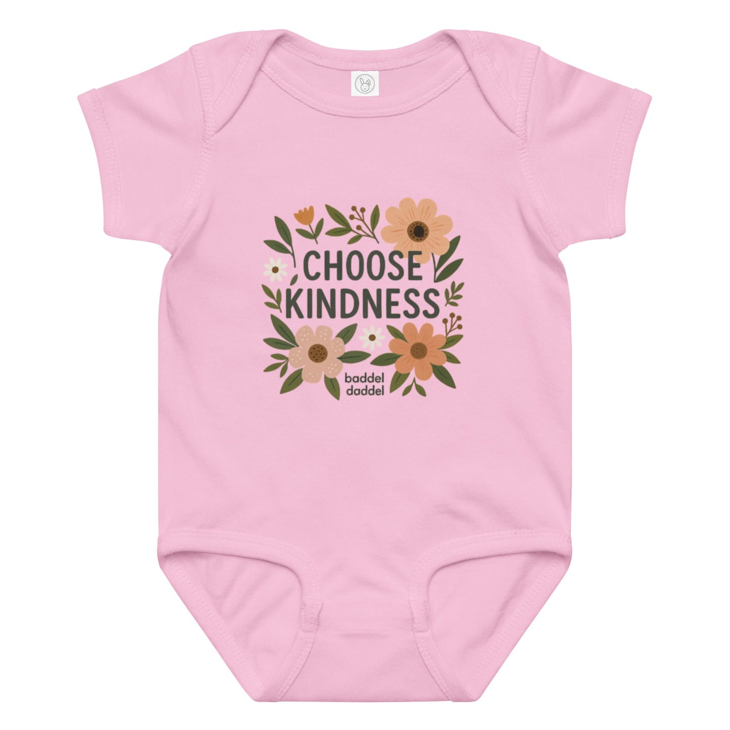 Babybody Choose Kindness – Blumig, weich & voller Liebe im Baddeldaddel Design!