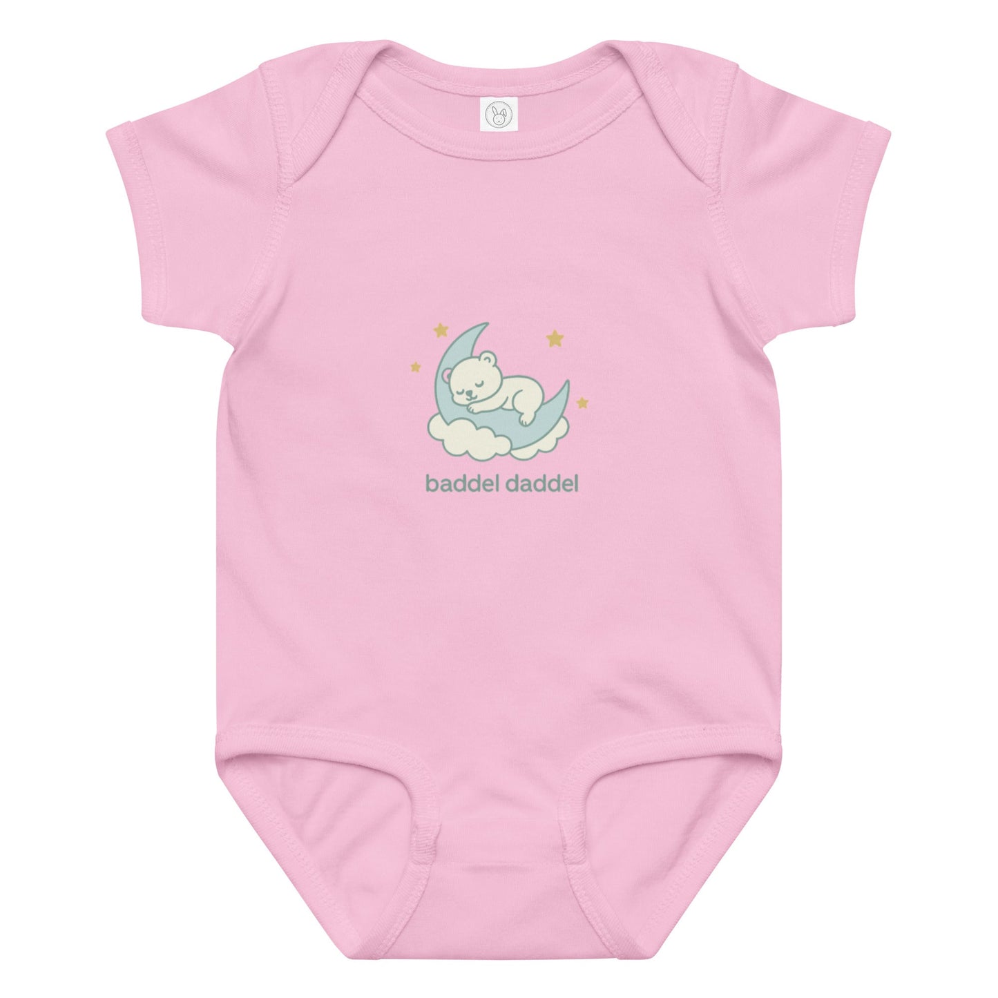 Baby-Body Schlafmotiv – Kuschelweich & praktisch im Baddeldaddel Design!