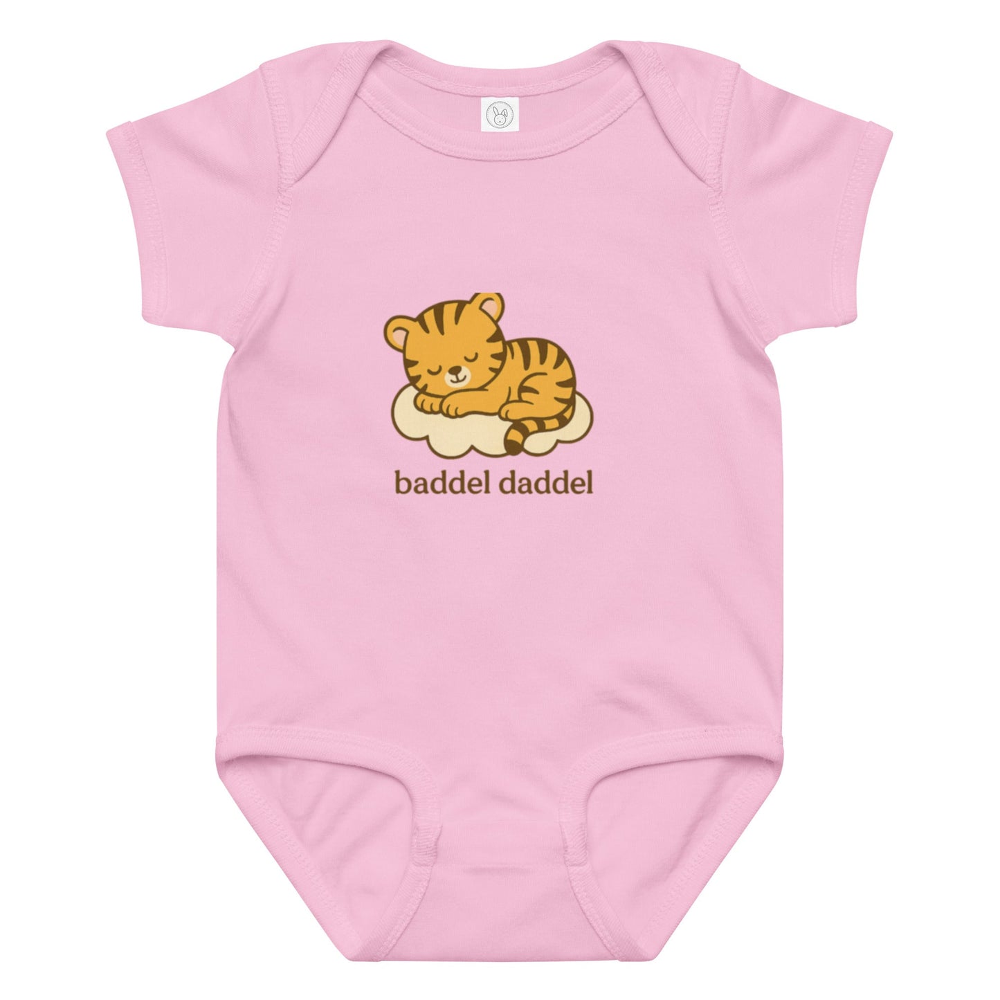 Baby-Body Schlafender Tiger – Weich, bequem & im Baddeldaddel Design!