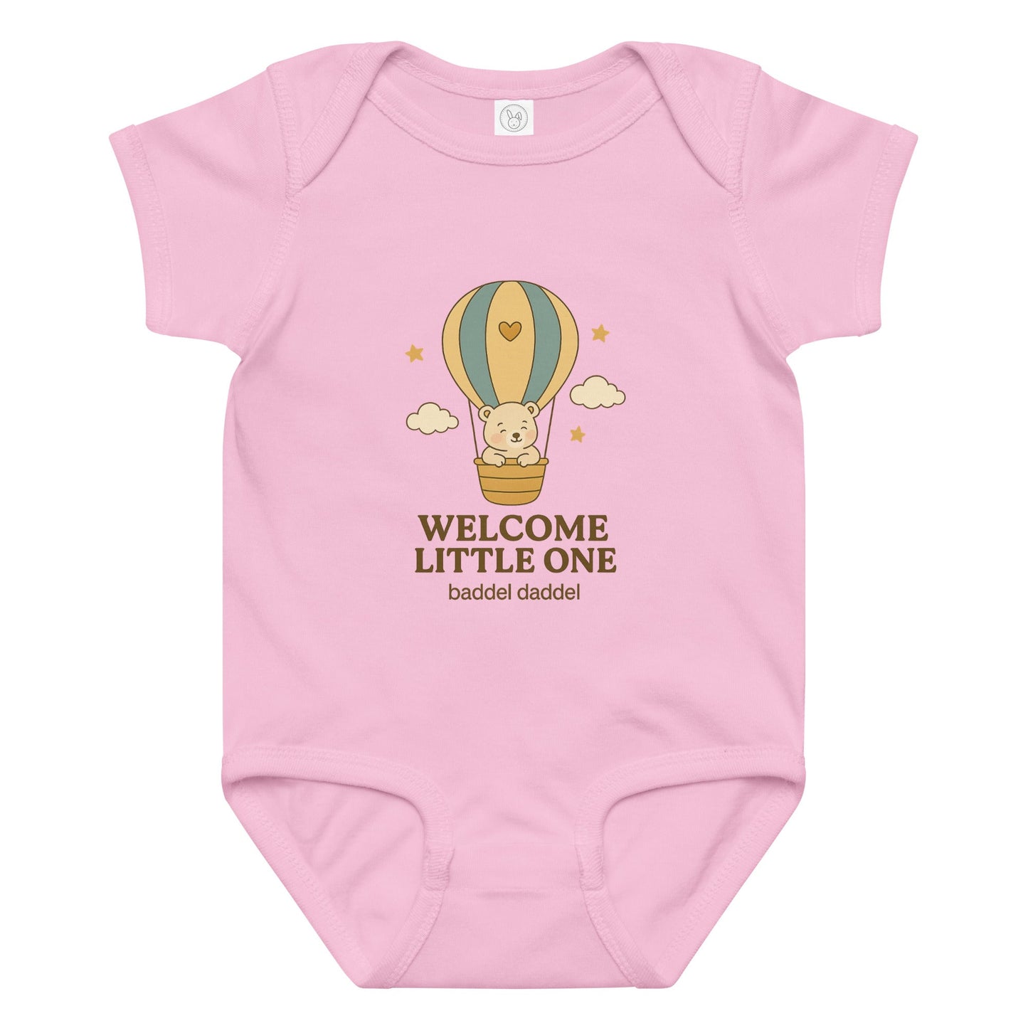 Baby-Body Welcome Little One Heißluftballon – Zart, bequem & im Baddeldaddel Design!
