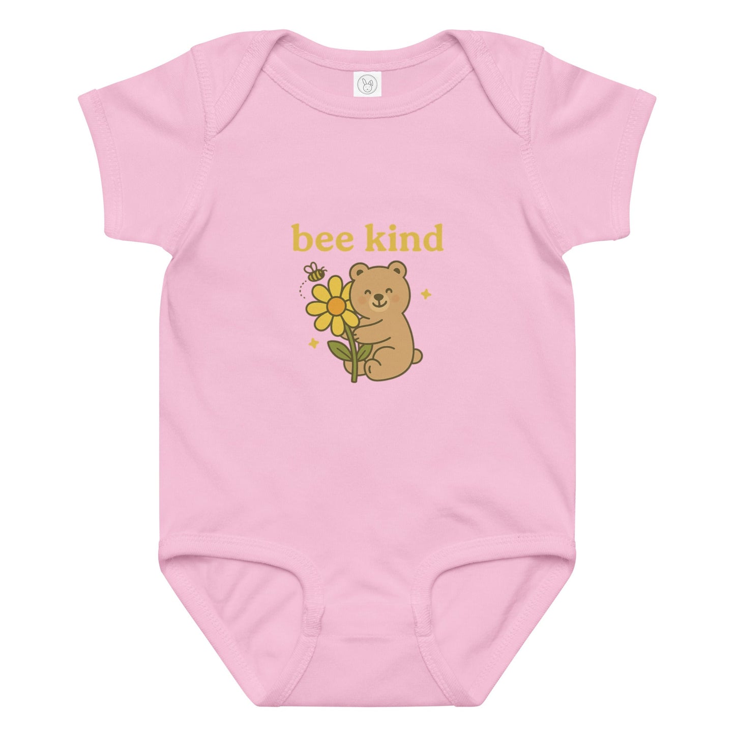 Fröhlich & freundlich – Baby-Body „Bee Kind“ im Baddeldaddel Design