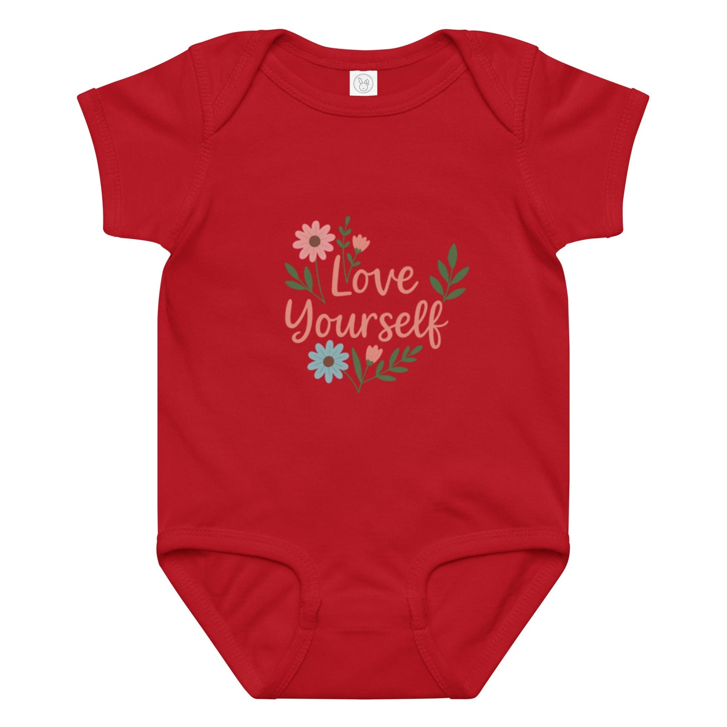 Baby-Body mit „Love Yourself“-Motiv – weich, liebevoll & bequem für jeden Tag!