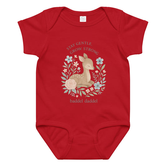 Babybody Reh-Motiv – Naturlieb & weich im Baddeldaddel Design