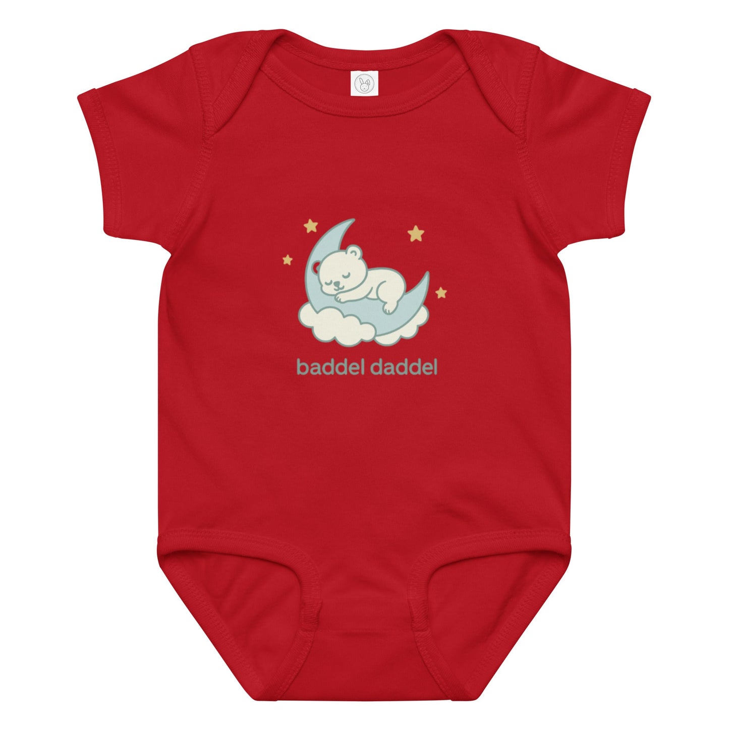 Baby-Body Schlafen Design – Kuschelweich & praktisch im Baddeldaddel Look!