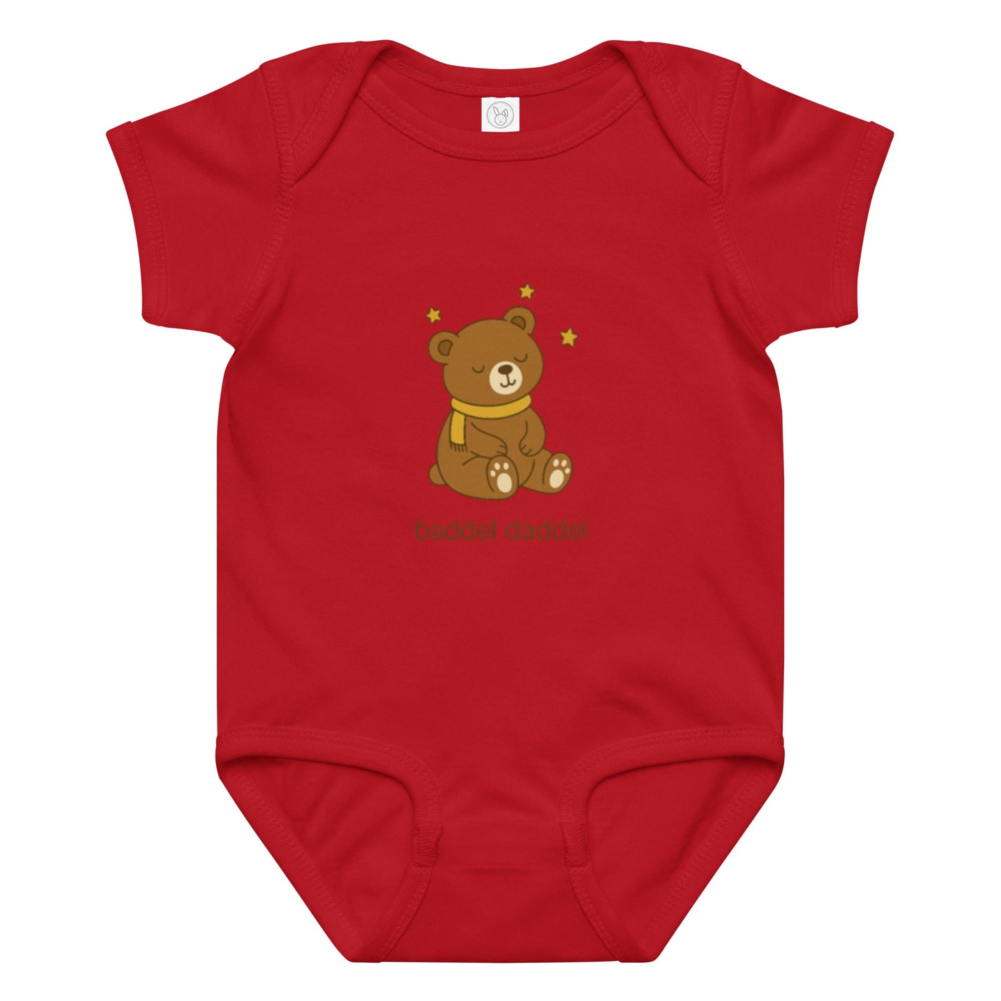Baby-Body Bärchenmotiv – Kuschelweich im Baddeldaddel Design!