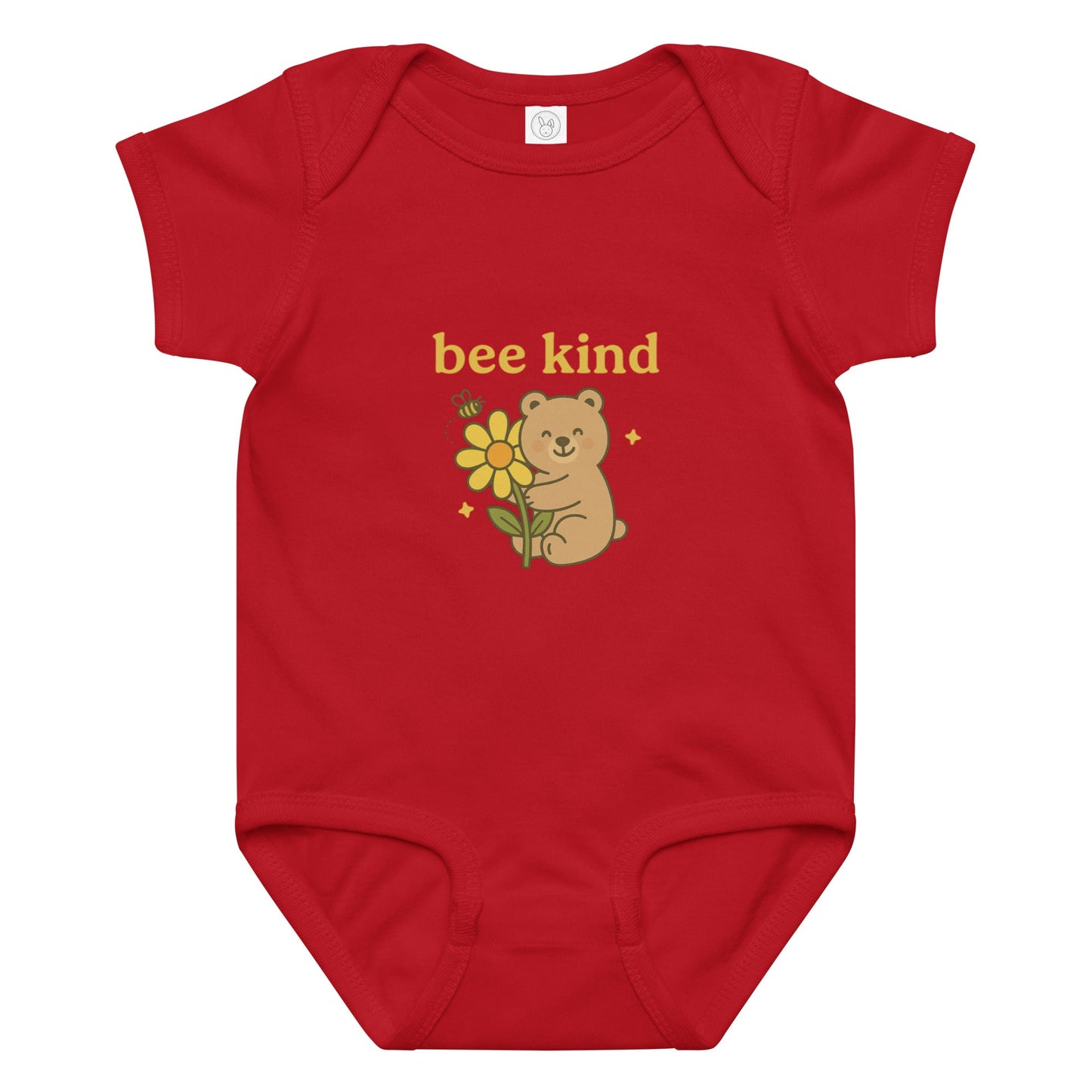 Fröhlich & freundlich – Baby-Body „Bee Kind“ im Baddeldaddel Design