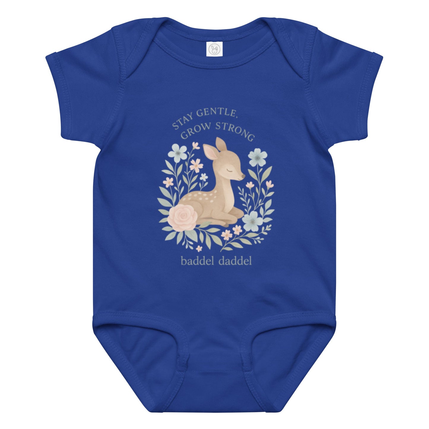 Babybody Reh-Motiv – Naturlieb & weich im Baddeldaddel Design