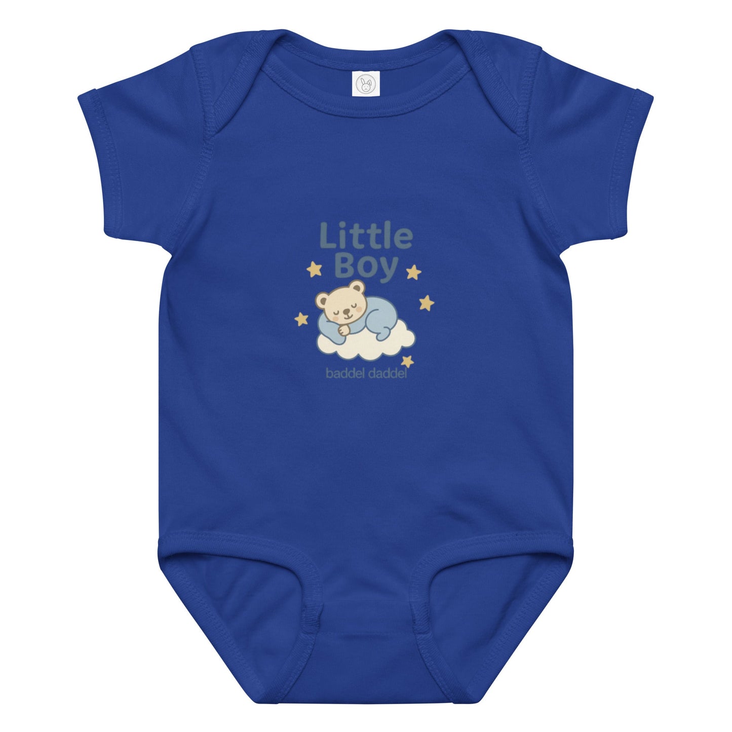 Baby-Body Little Boy – weich, praktisch & im Baddeldaddel Design!