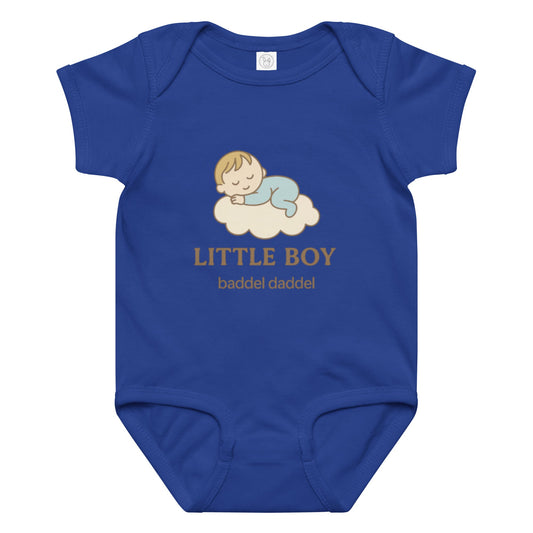 Baby-Body Little Boy im Baddeldaddel Design – weich, bequem und alltagstauglich!