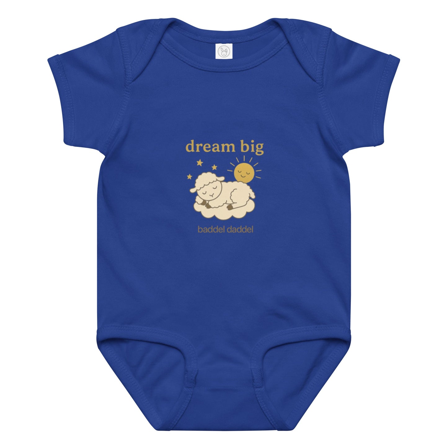 Baby-Body Dream Big Schlafendes Schaf – Weich, gemütlich & im Baddeldaddel Design!
