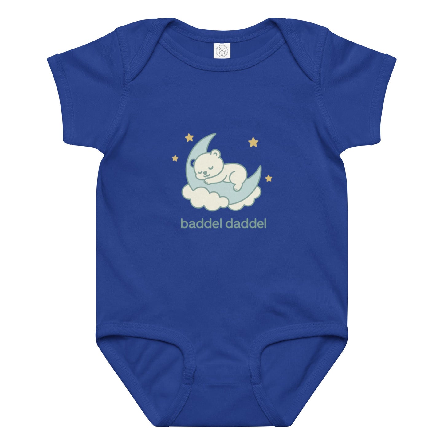 Baby-Body Schlafen Design – Kuschelweich & praktisch im Baddeldaddel Look!