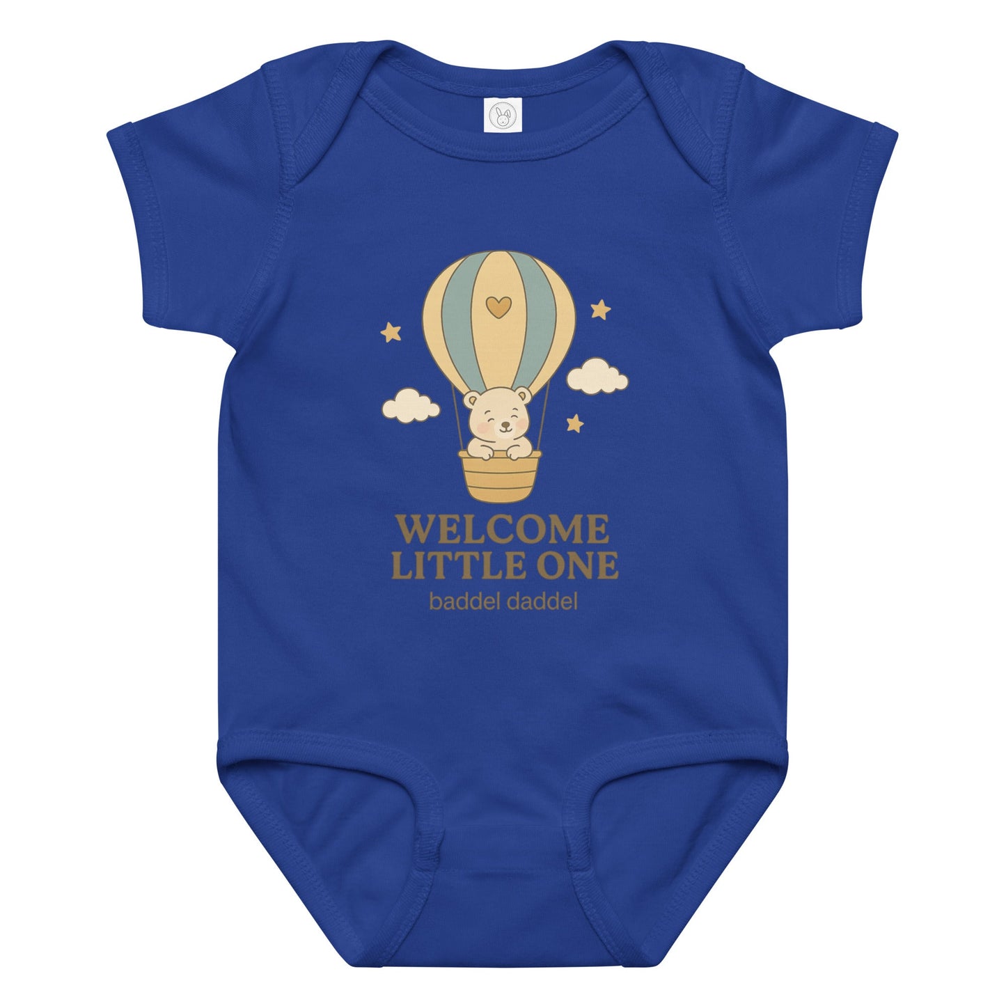 Baby-Body Welcome Little One – mit Heißluftballon & Baddeldaddel Design!