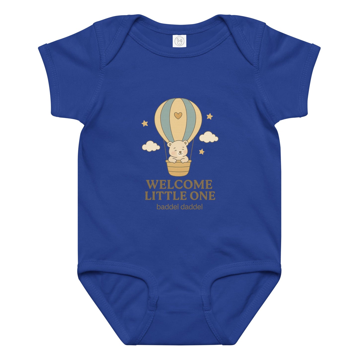 Baby-Body Welcome Little One Heißluftballon – Zart, bequem & im Baddeldaddel Design!