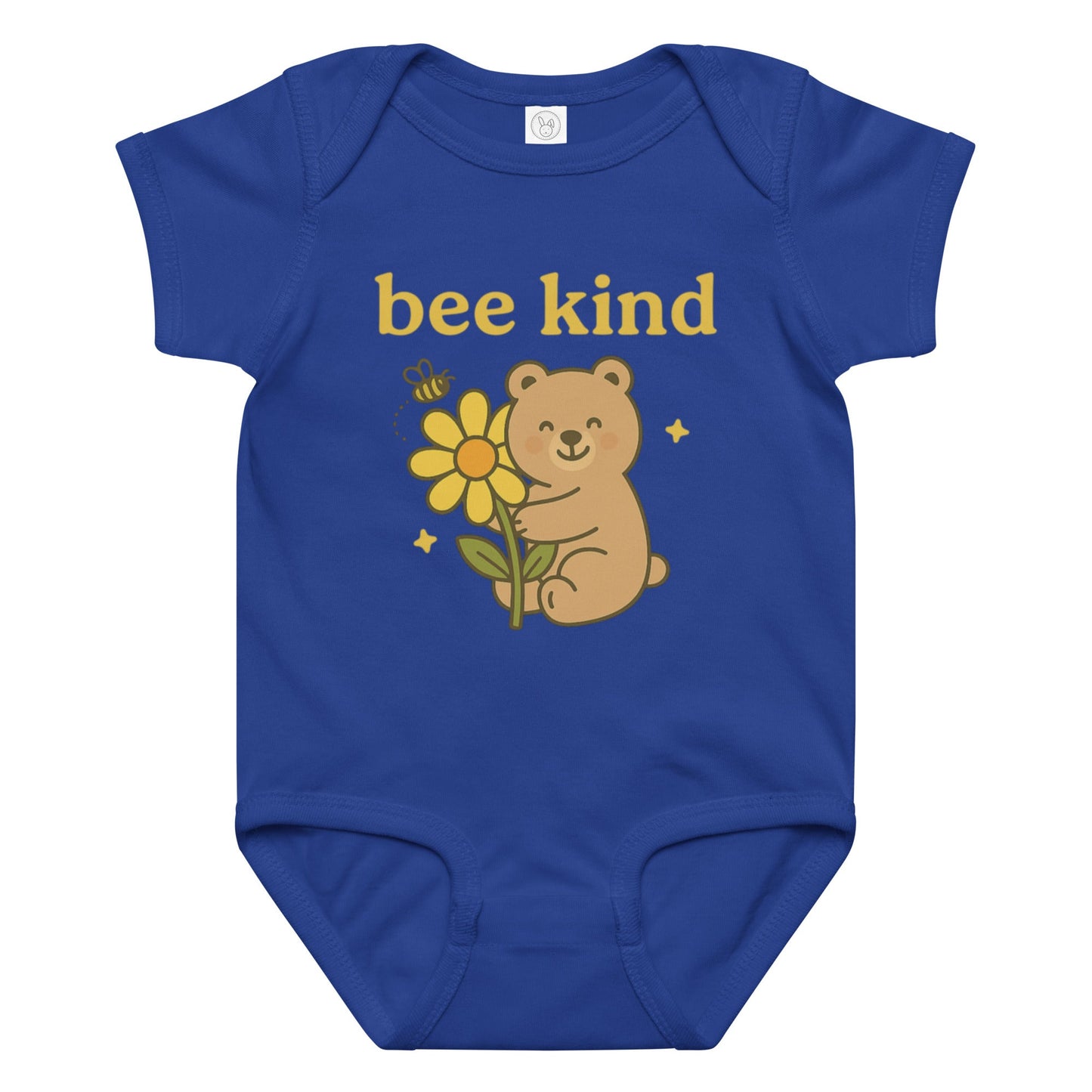 Baby-Body „Bee Kind“ mit süßem Print im Baddeldaddel Design – Für kleine Freundlichkeitsbotschafter!
