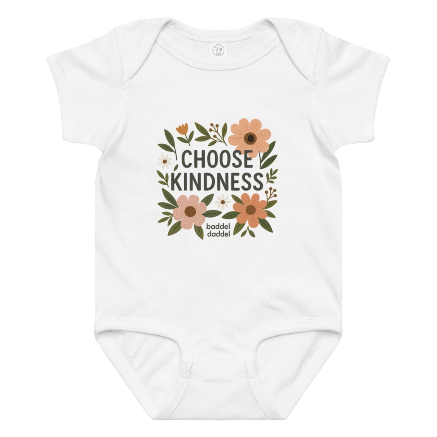 Babybody Choose Kindness – Blumig, weich & voller Liebe im Baddeldaddel Design!