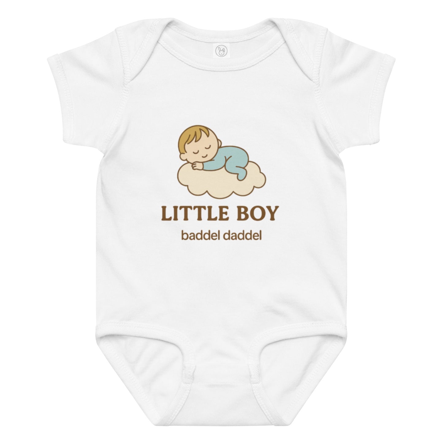 Baby-Body Little Boy im Baddeldaddel Design – weich, bequem und alltagstauglich!