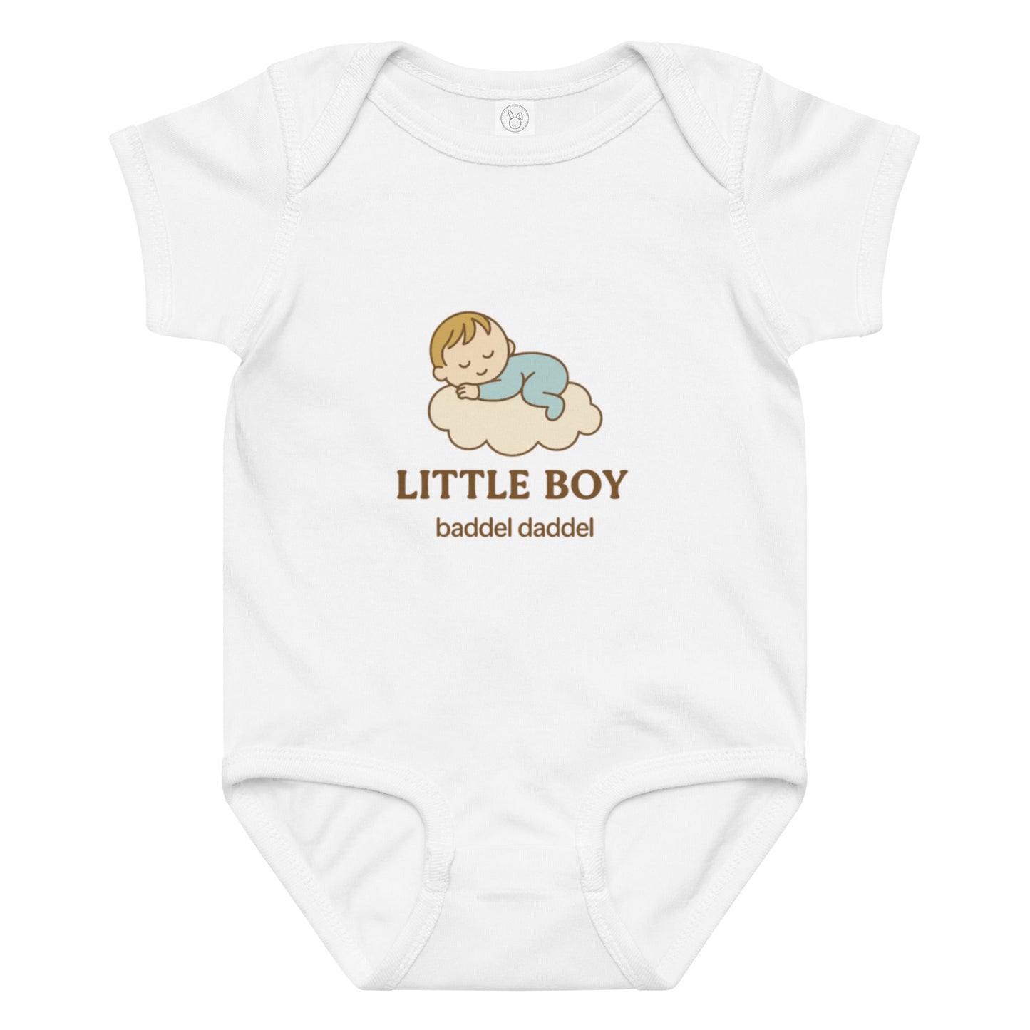 Baby-Body Little Boy – Weich, praktisch & im Baddeldaddel Design!