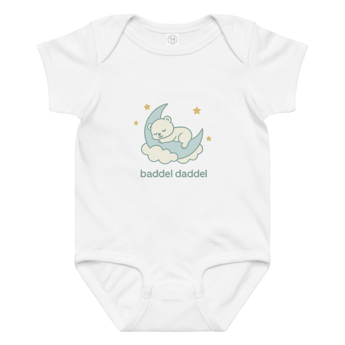 Baby-Body Schlafen Design – Kuschelweich & praktisch im Baddeldaddel Look!