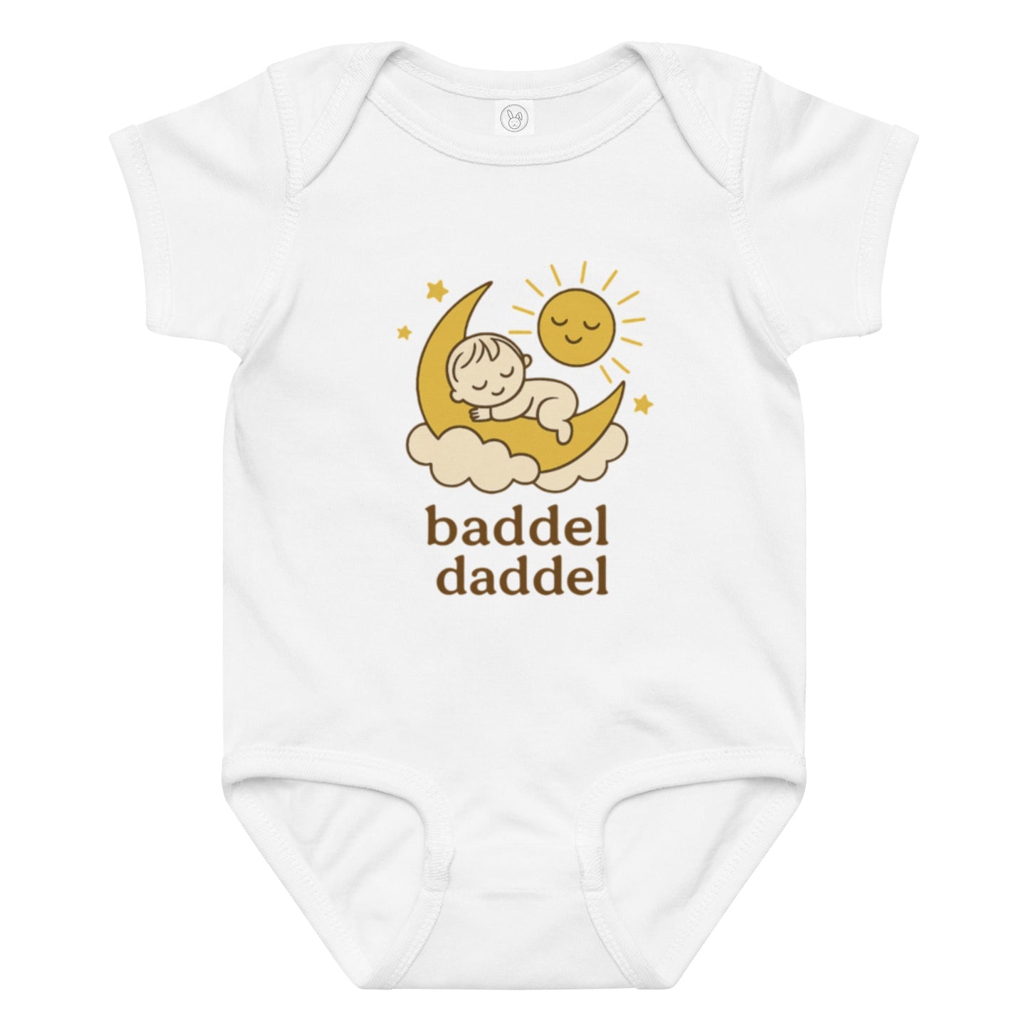 Träum schön, kleiner Schatz – Baby-Body mit Schlafmotiv im Baddeldaddel Design!