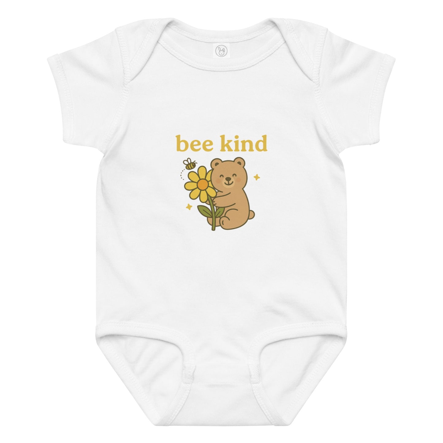 Fröhlich & freundlich – Baby-Body „Bee Kind“ im Baddeldaddel Design