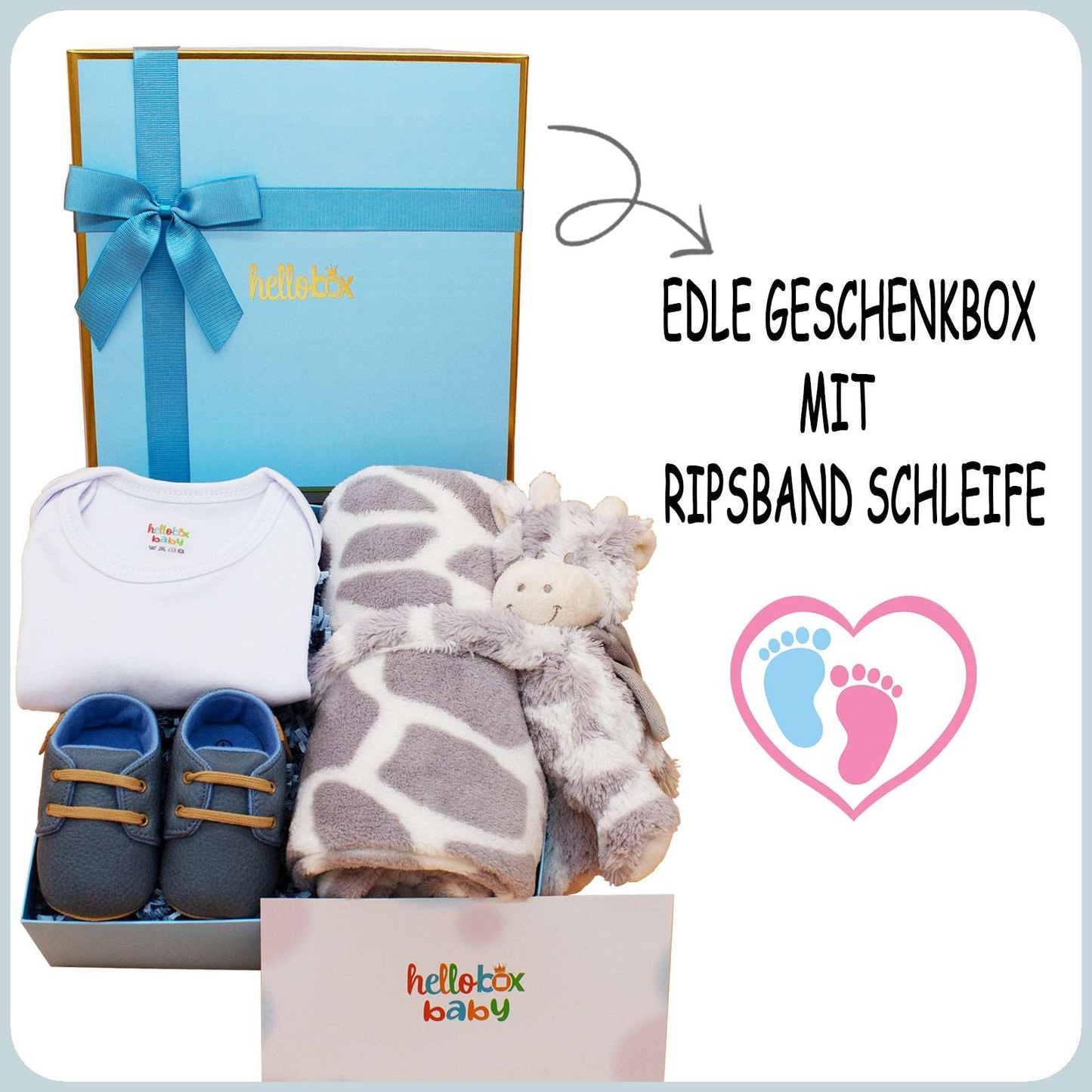 Hellobox Geschenkset für Neugeborene Jungen – Der perfekte Start ins Leben