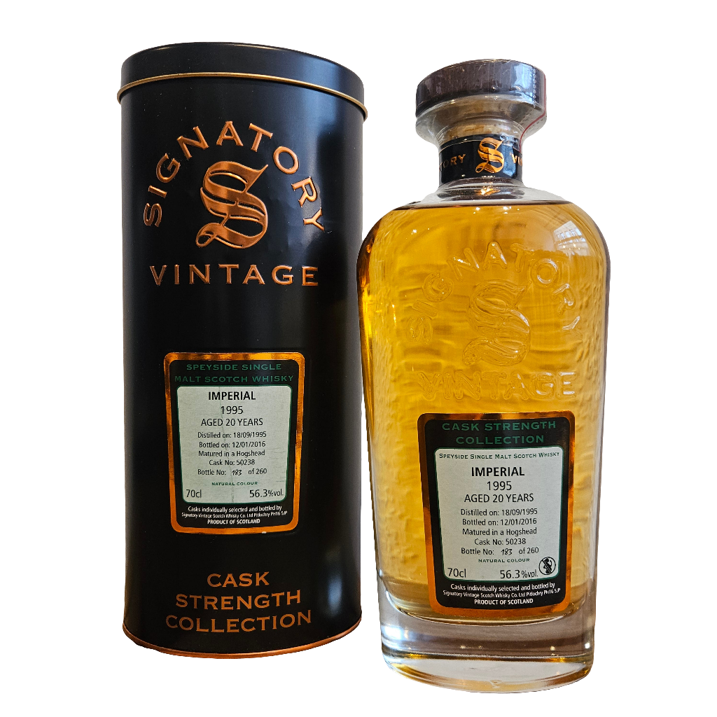 Imperial 20 1995/2016 - Signatory Vintage Cask Strength Collection - Hogshead 50238