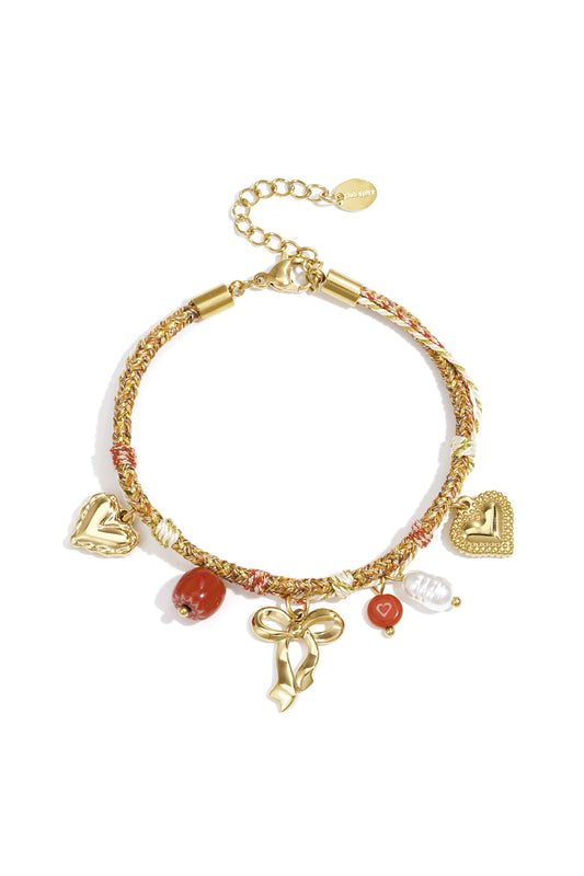 Edelstahl Charm Armbänder Herz Casual Täglich Einfache Serie frauen schmuck