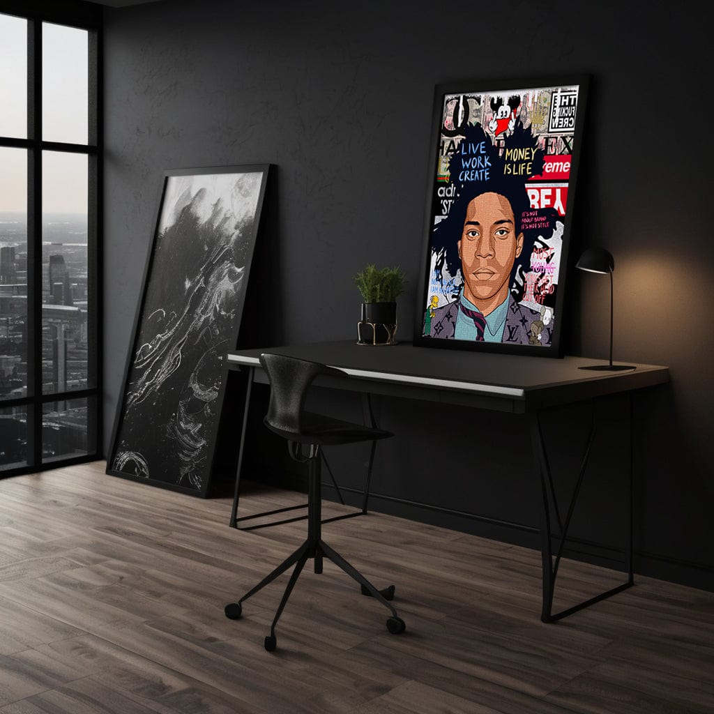 Basquit - Leinwandbild Pop Art