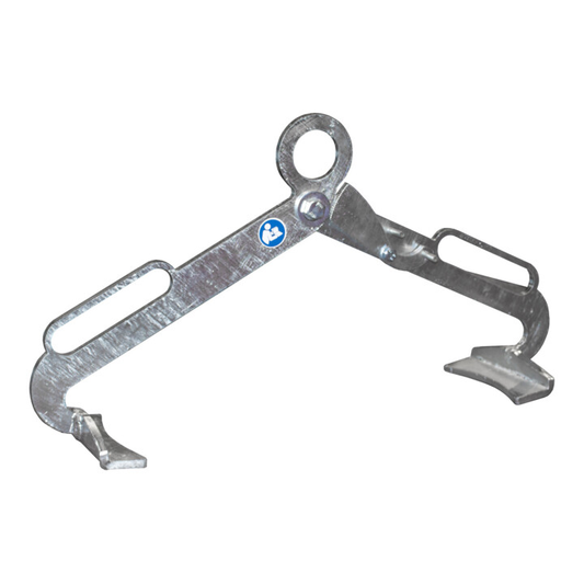 Skæragripgripur frá Bauer Südlohn í B-flokki fyrir trommur, 60 cm langur, galvaniseraður stáltunnur