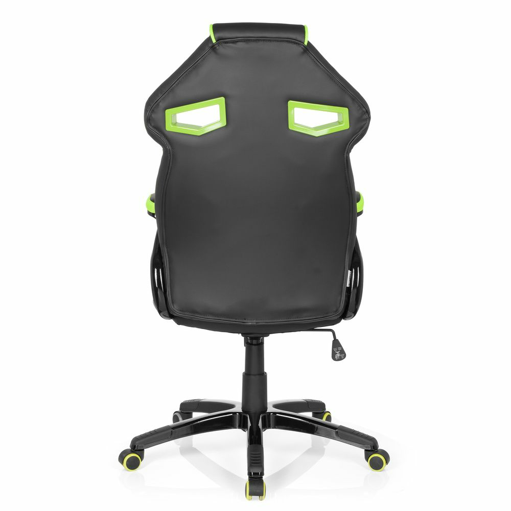 B-lager Hjh Office Guardian Gaming Chair Svartgrænt Snúningsstóll Skrifstofustóll Vinnustóll