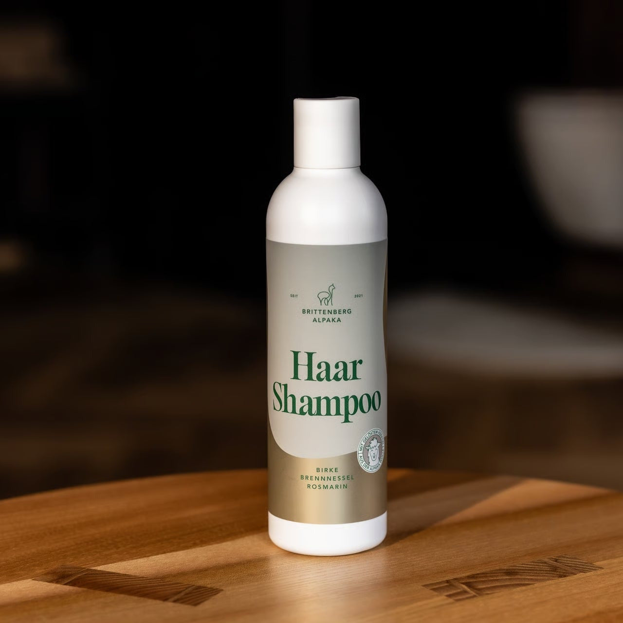 Brittenberg Alpakka hársjampó - Birki - með keratíni úr alpakkaull