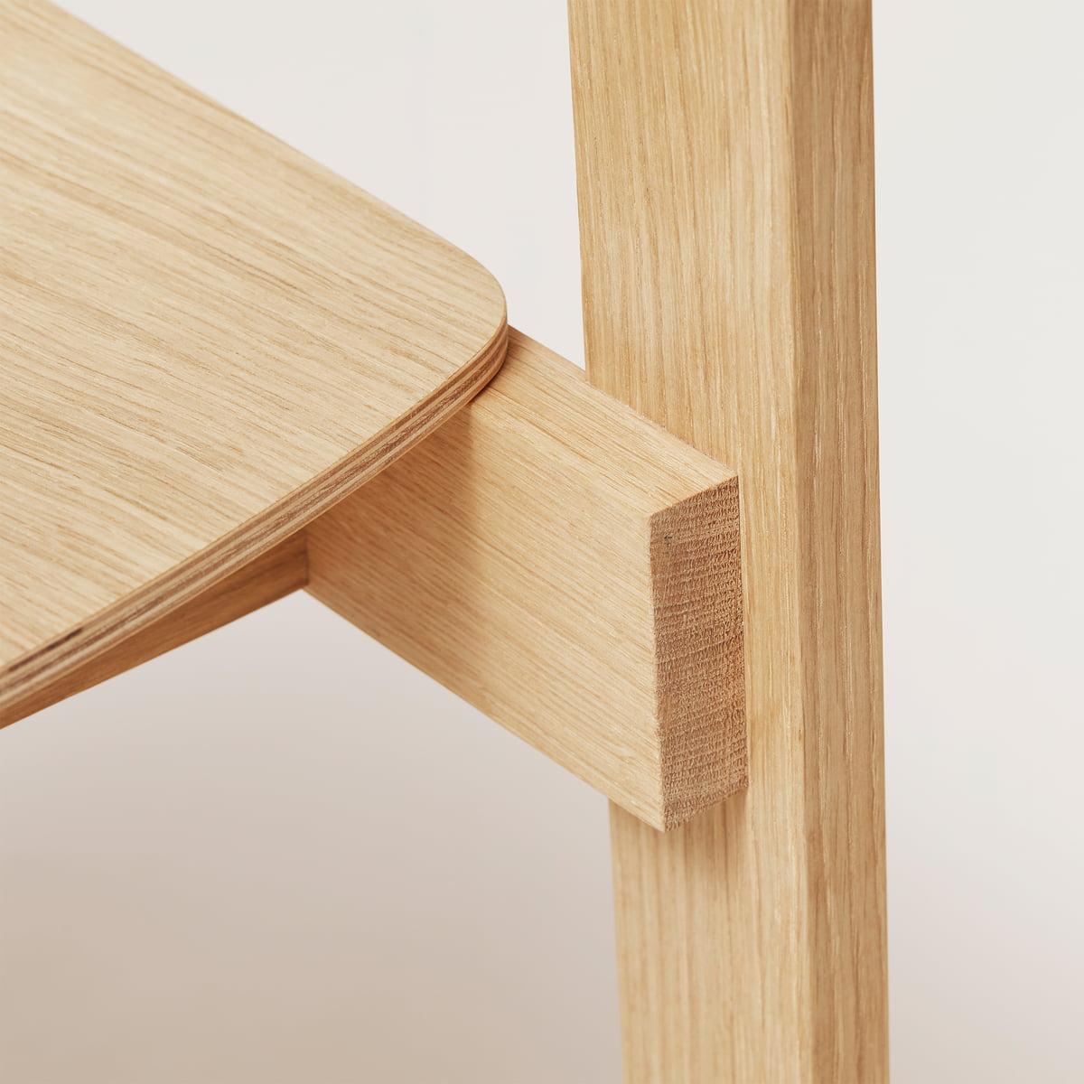 Form &amp; Refine stóll í B-flokki, hægindastóll, tréstóll, olíuborinn eik, brúnn, Hallingdal 65 húsgögn