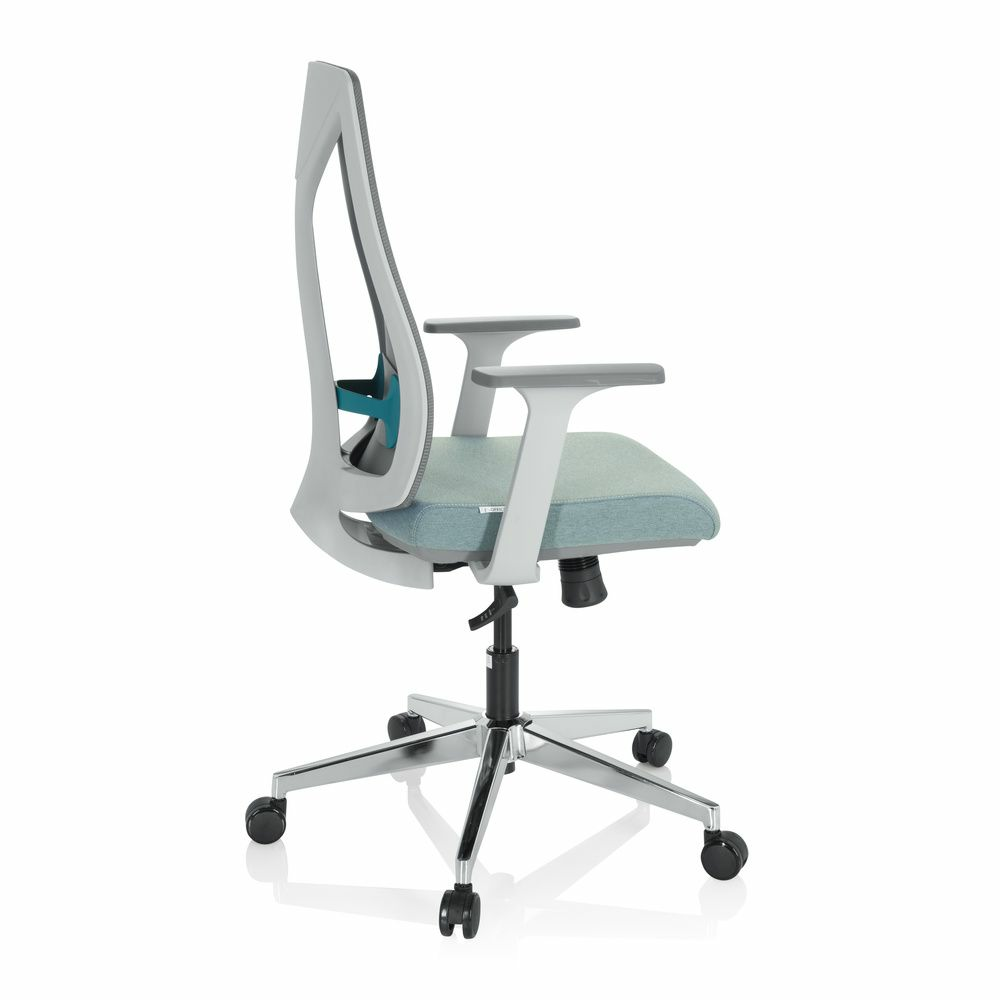 B-flokks Hjh skrifstofustóll Halifax efnisnetefni mintgrænt