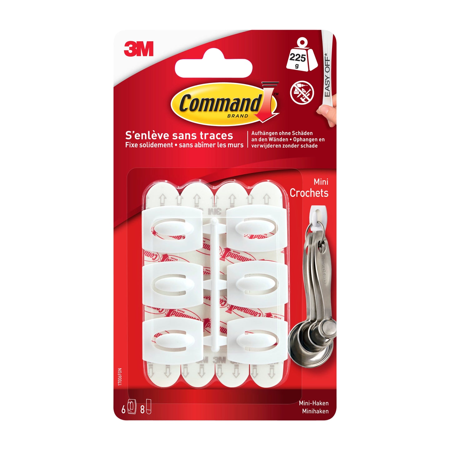 Command™ Mini-Haken, 17006 | Packung (1 Stück)