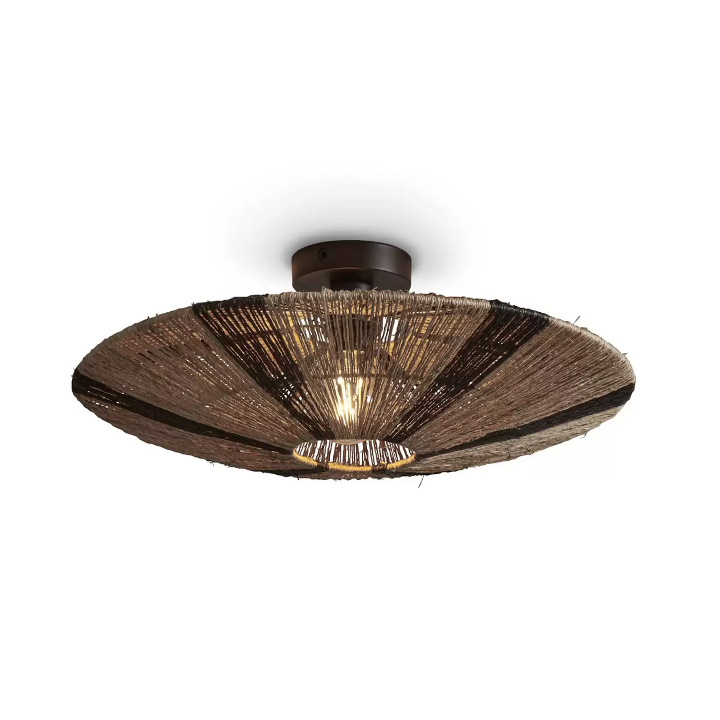 B-flokks Good &amp; Mojo loftlampi, ljósastæði, inniljós, ofið, boho, náttúrulegt