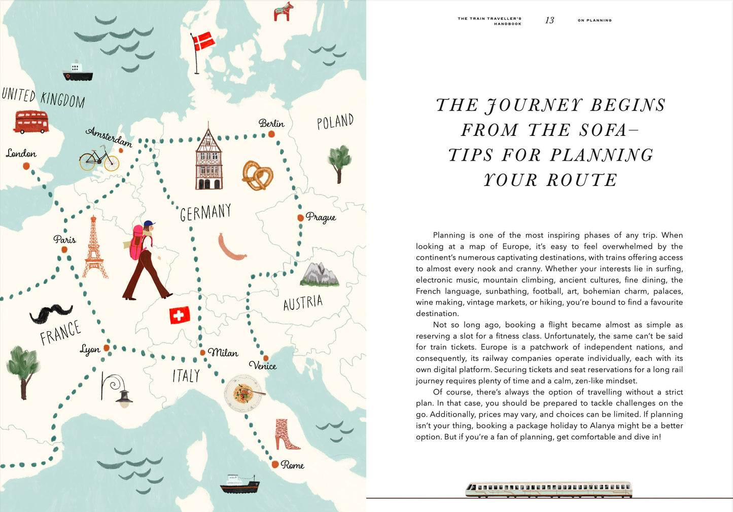 Handbók fyrir lestarfarþega – Leiðarvísir um evrópska járnbrautarkerfið