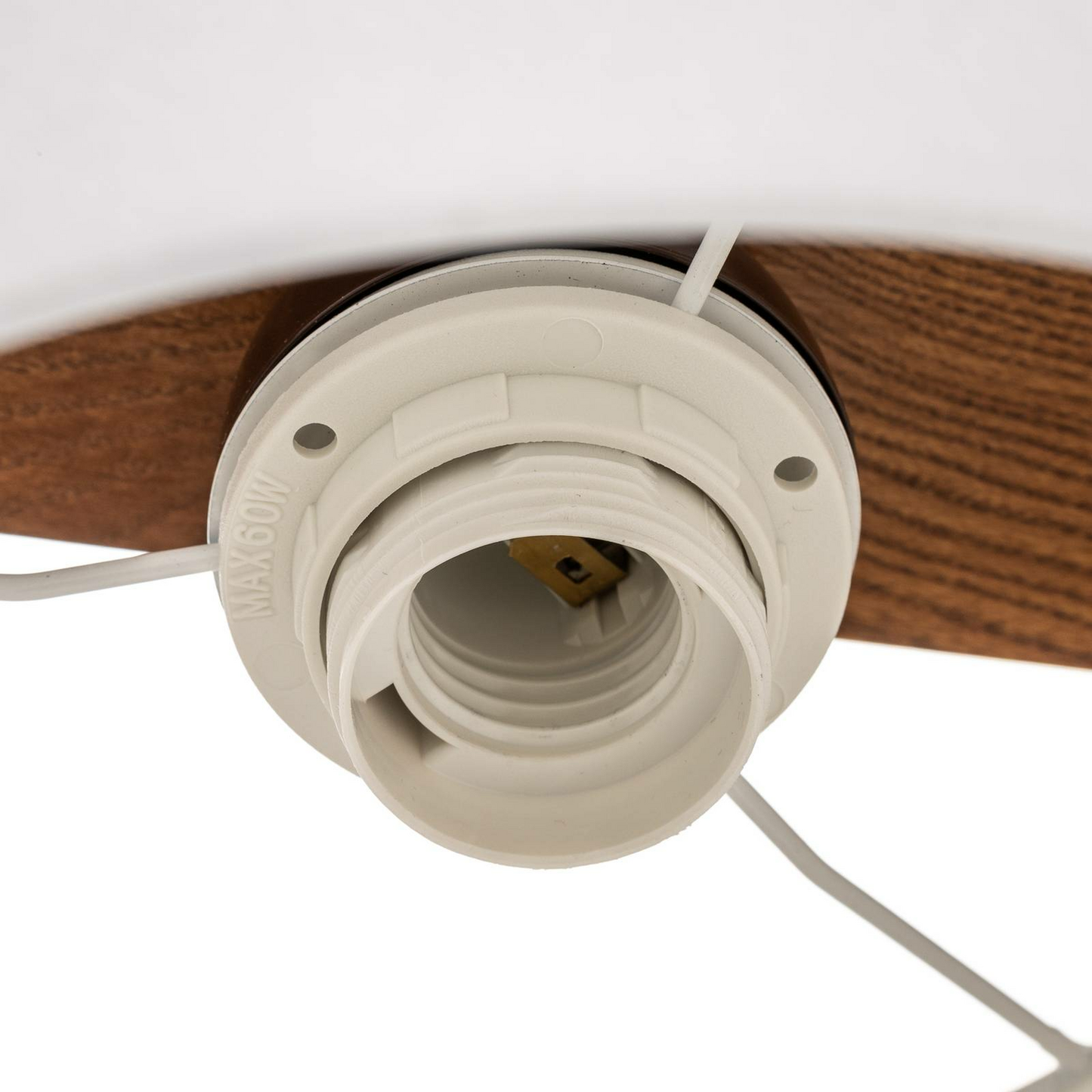 Euluna hengiljós Sweden hengiljós með þremur perum E27 valhnetu-eik 