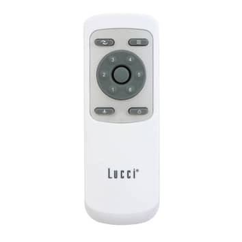 Loftvifta frá Beacon Lighting, hvít, með LED ljósi, frá Flusso.