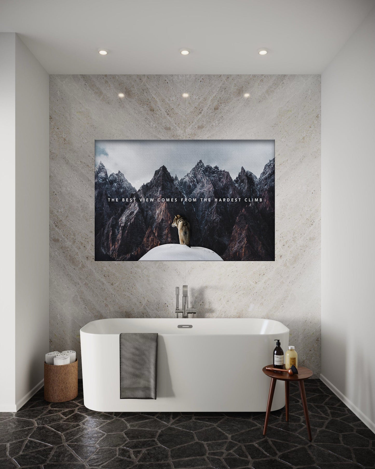 Best View - Leinwandbild Motivation