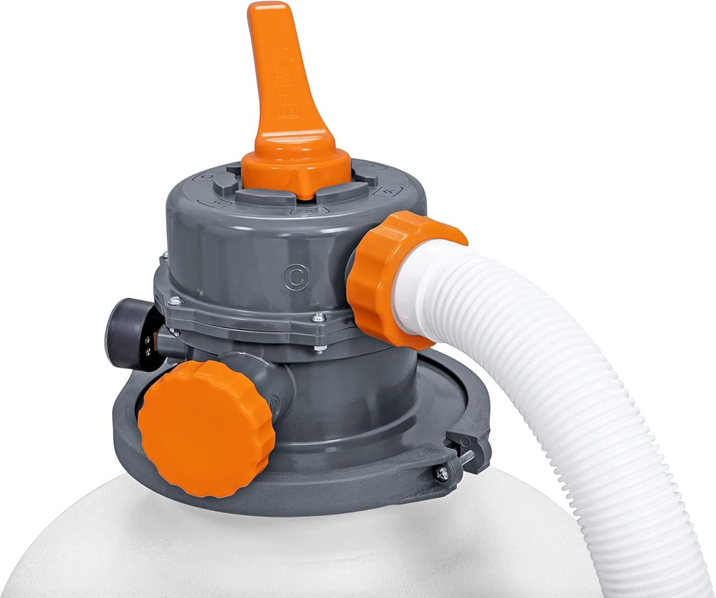 Bestway Flowclear sandsíukerfi, síudæla, sundlaugardæla, tímastillir, hvítt, á lager