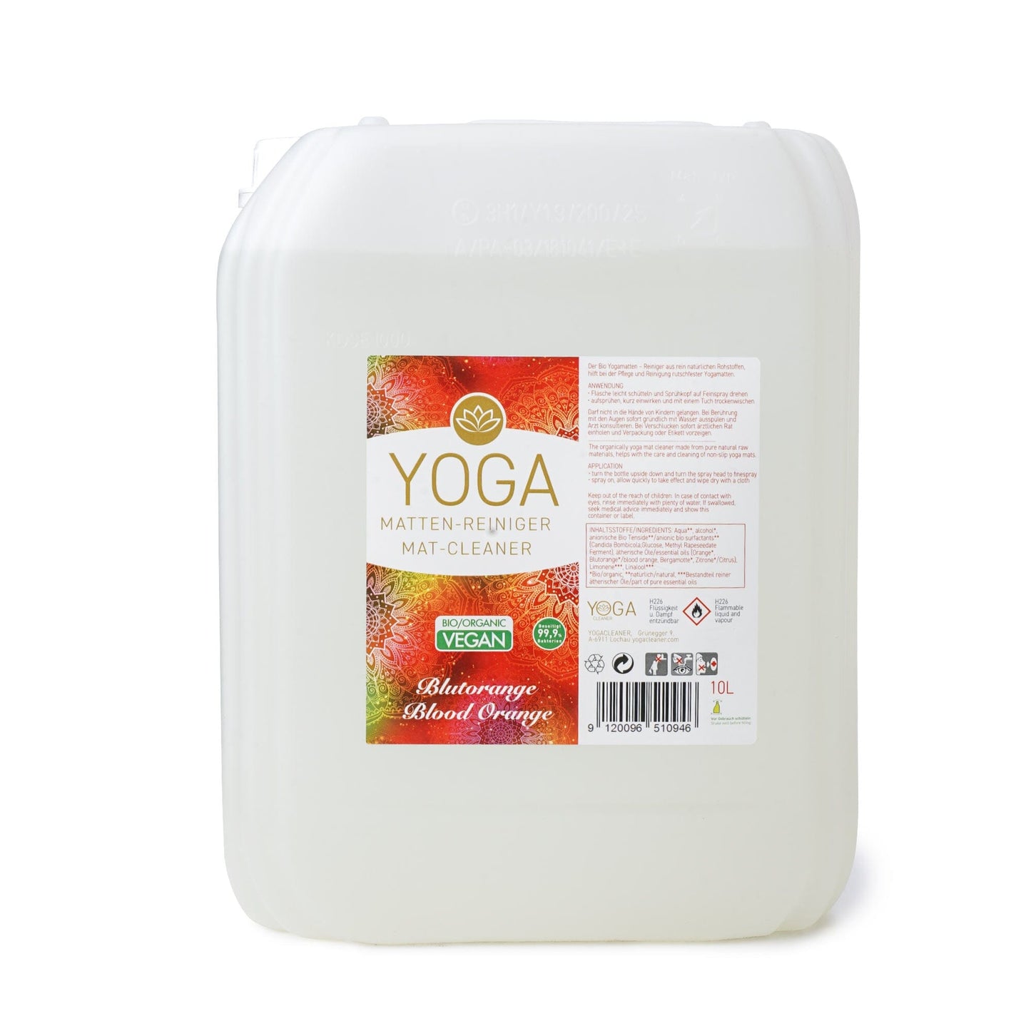 Bio-zertifizierter Yogamattenreiniger