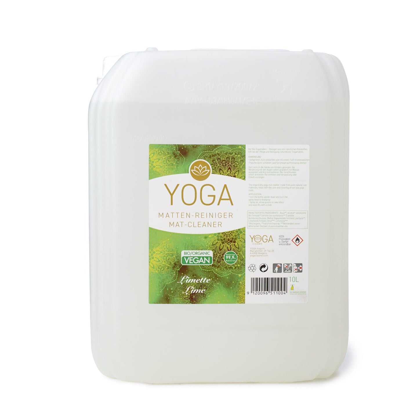 Bio-zertifizierter Yogamattenreiniger