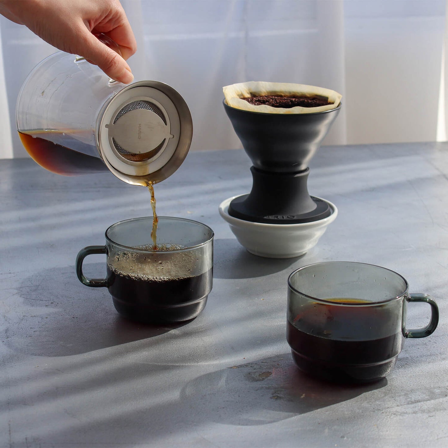 Hario Ceramic Immersion Switch V60-02 – Precision Immersion & Pour-Over Brewer