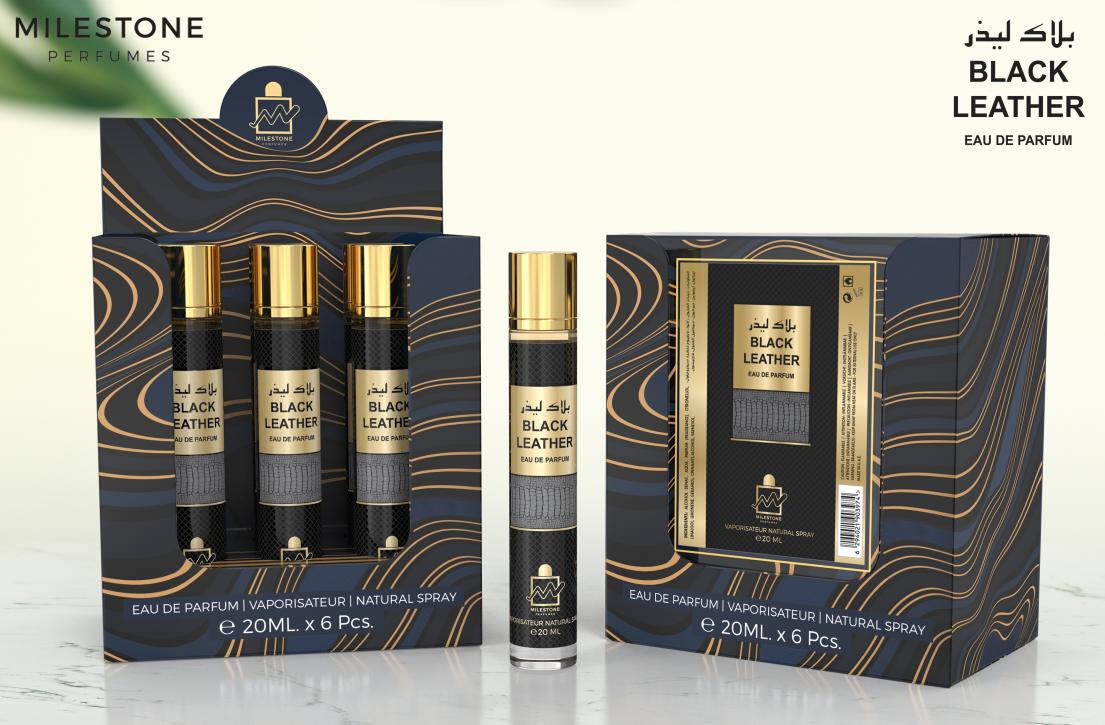 Milestone Black Leather Eau de Parfum 20ml